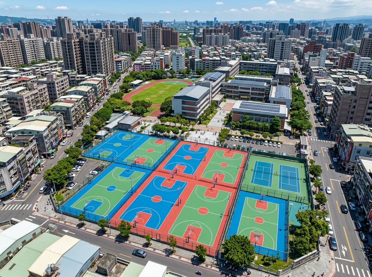 通辽市EPDM塑胶跑道硅PU篮球场 - 厂家